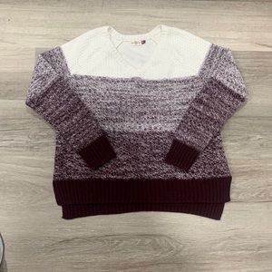 Comfortable V-Neck Sweater & includes side slits but not too much !